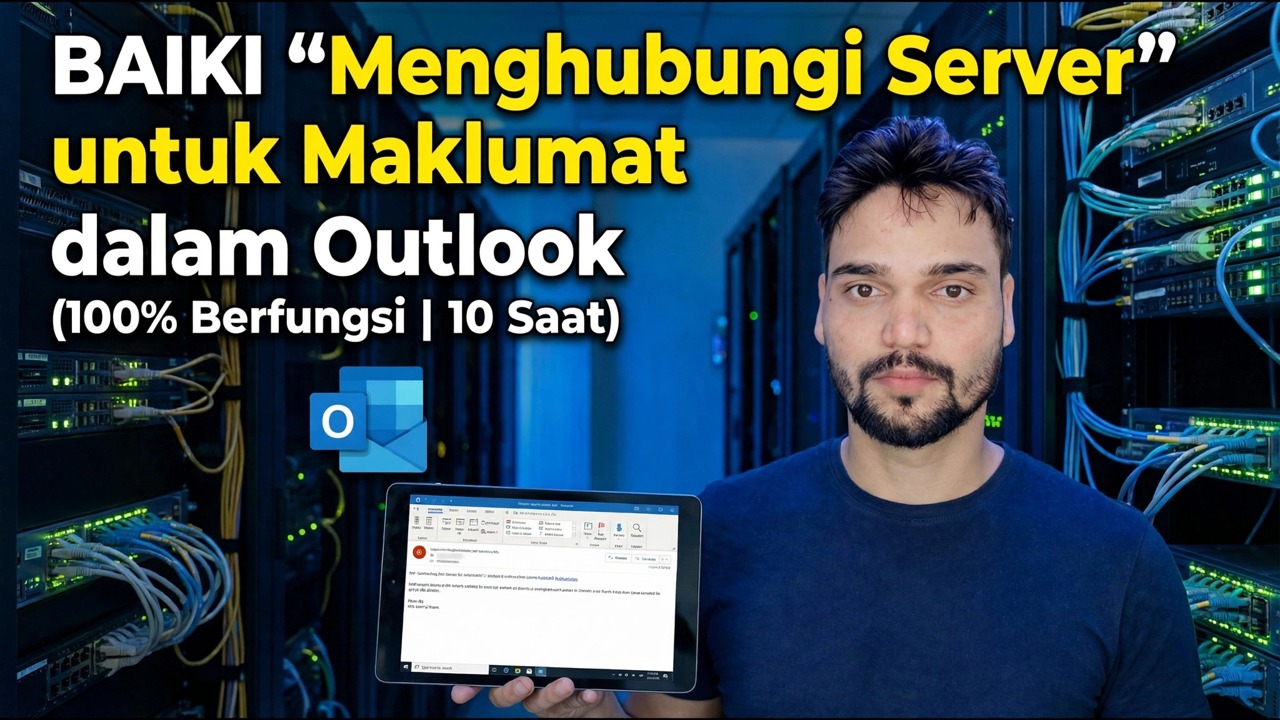 Betulkan "Menghubungi Pelayan untuk Maklumat" dalam Outlook