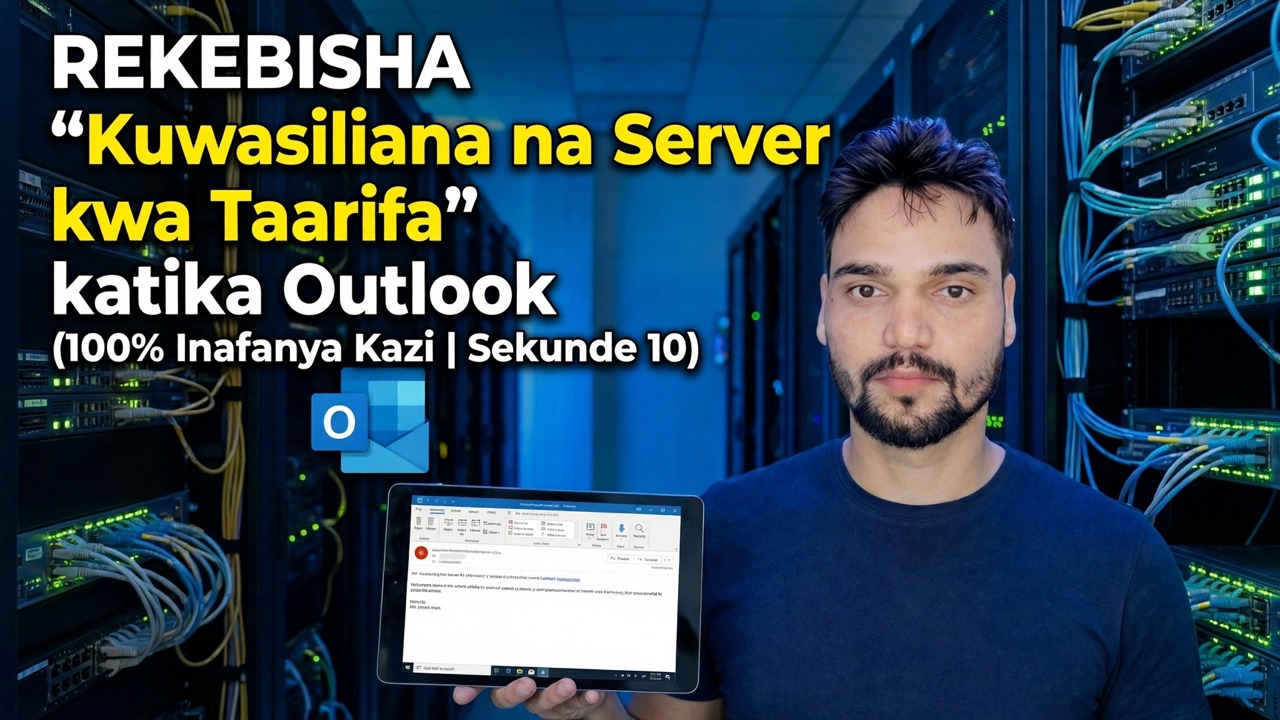 Rekebisha "Kuwasiliana na Seva kwa Habari" katika Outlook