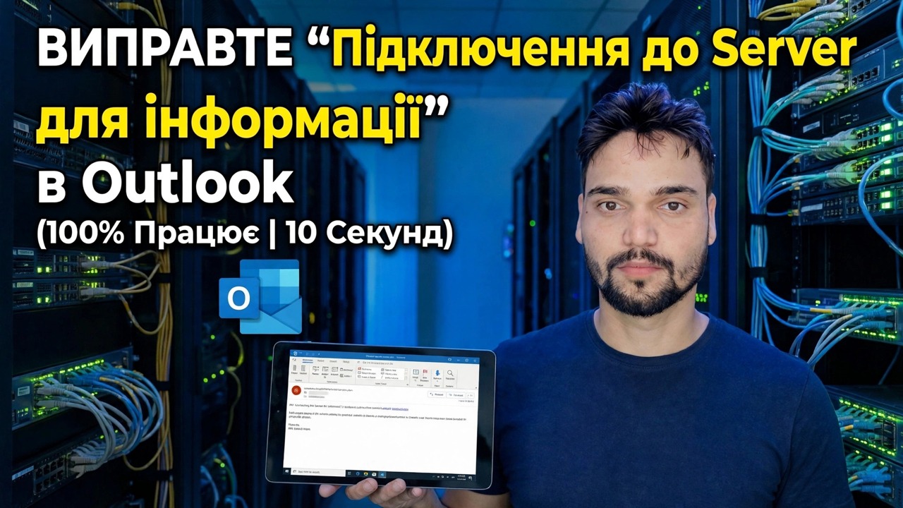 Виправте «Звернення до сервера для отримання інформації» в Outlook