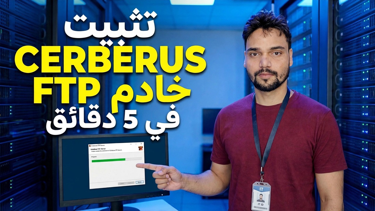 قم بتثبيت خادم Cerberus FTP في 5 دقائق