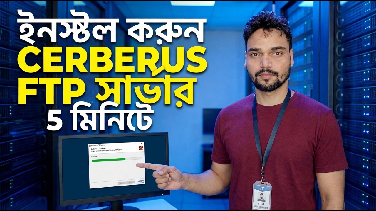 5 মিনিটের মধ্যে Cerberus FTP সার্ভার ইনস্টল করুন