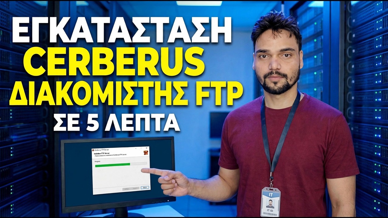 Εγκαταστήστε τον Cerberus FTP Server σε 5 λεπτά