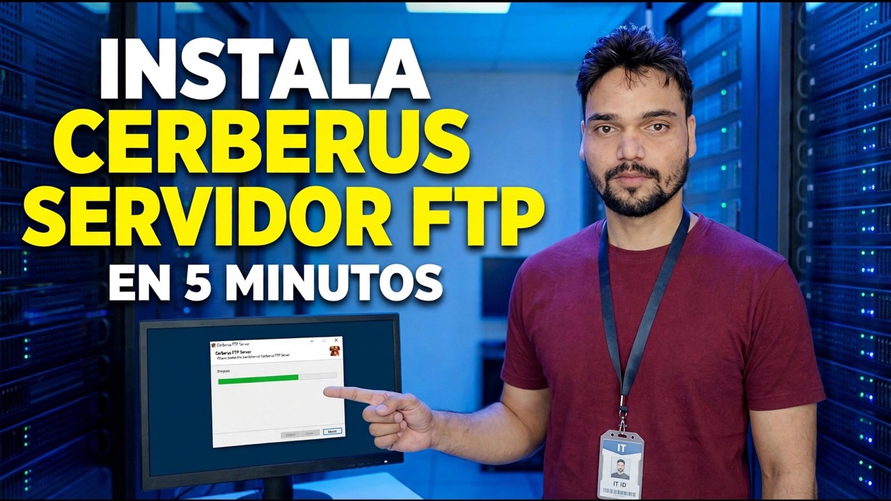 Instale el servidor FTP Cerberus en 5 minutos