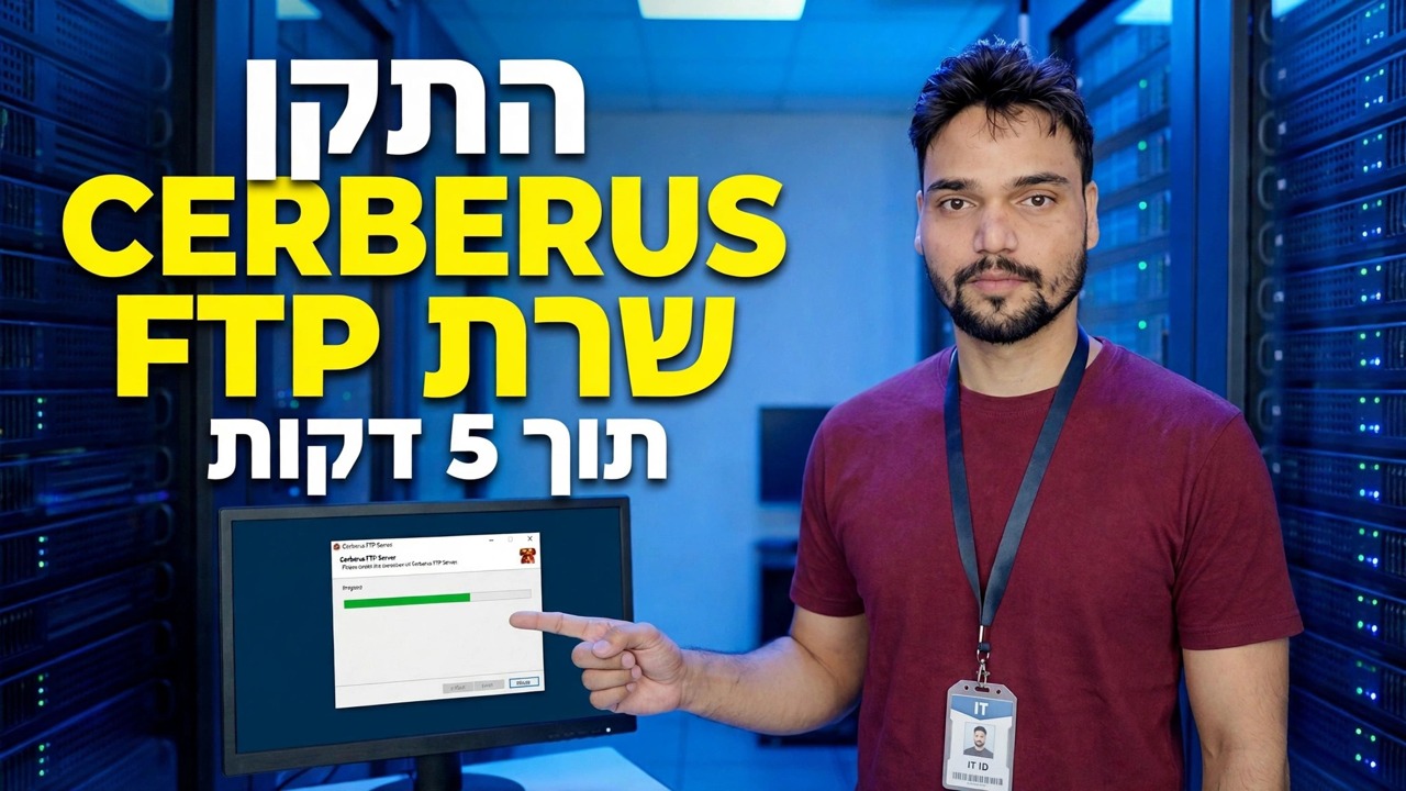 התקן את שרת ה-FTP של Cerberus תוך 5 דקות