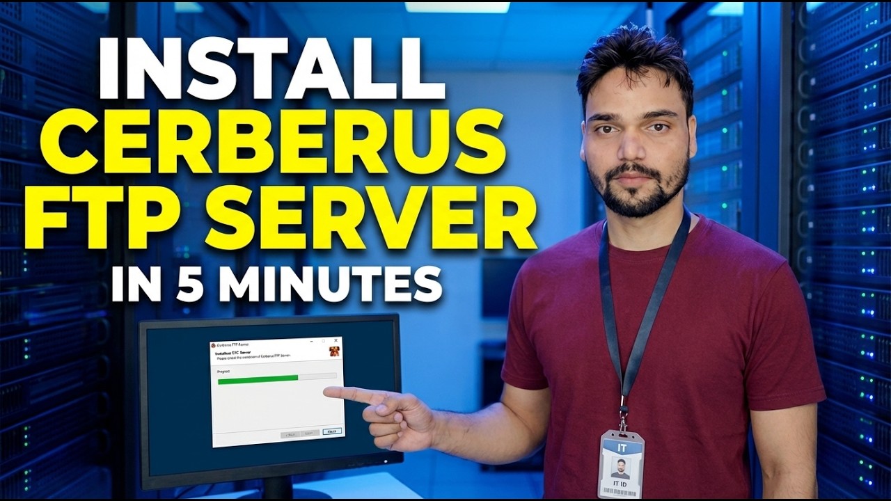 5 मिनट में Cerberus FTP सर्वर स्थापित करें