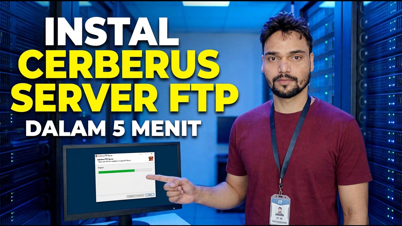 Instal Server FTP Cerberus dalam 5 Menit