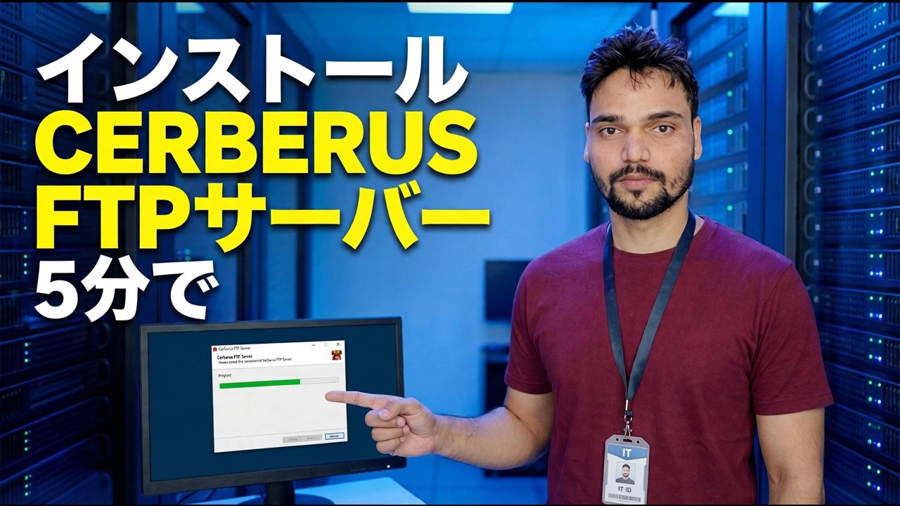 5 分で Cerberus FTP サーバーをインストール