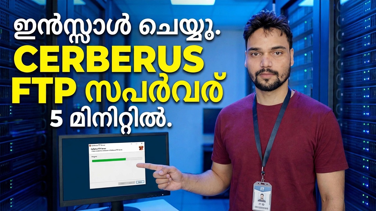 5 മിനിറ്റിനുള്ളിൽ Cerberus FTP സെർവർ ഇൻസ്റ്റാൾ ചെയ്യുക