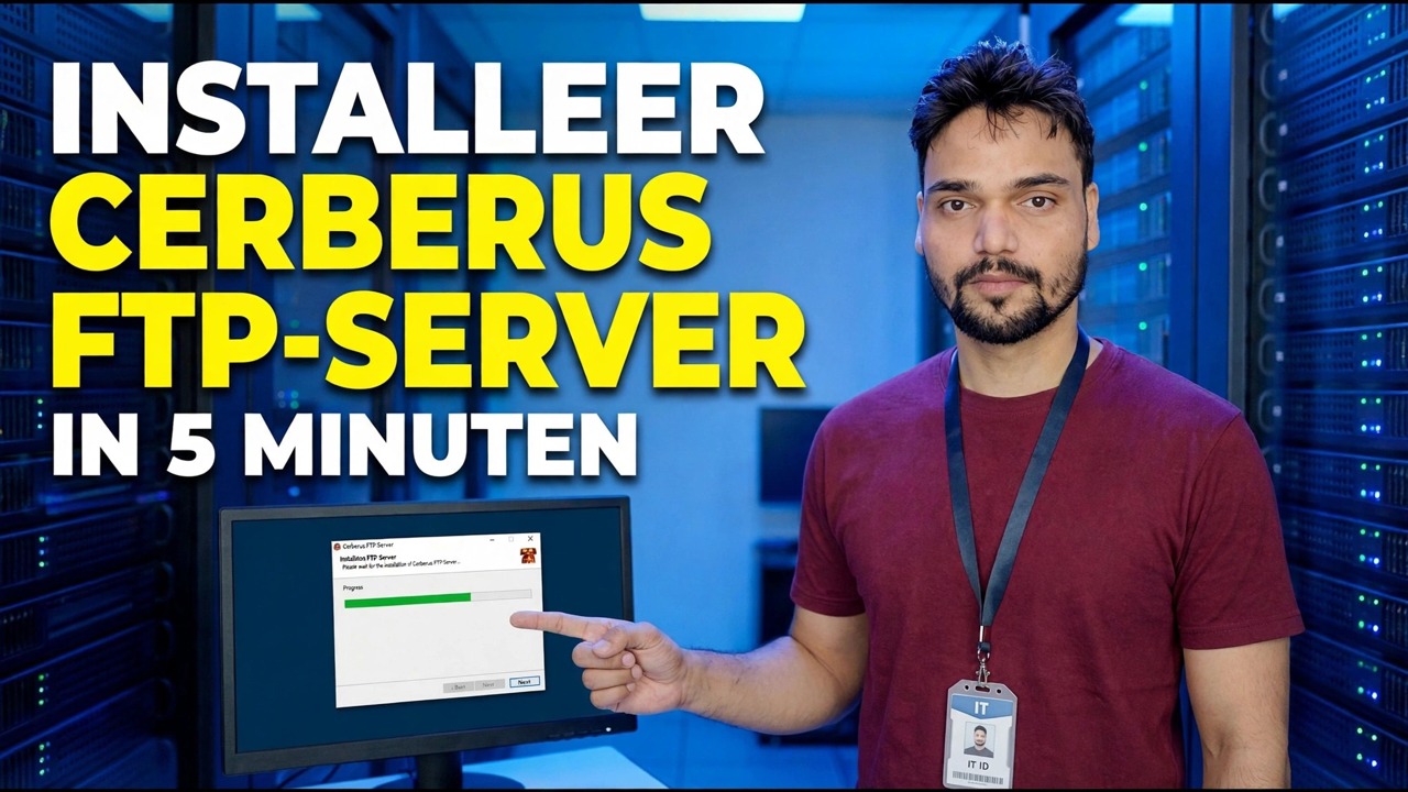 Installeer Cerberus FTP-server in 5 minuten