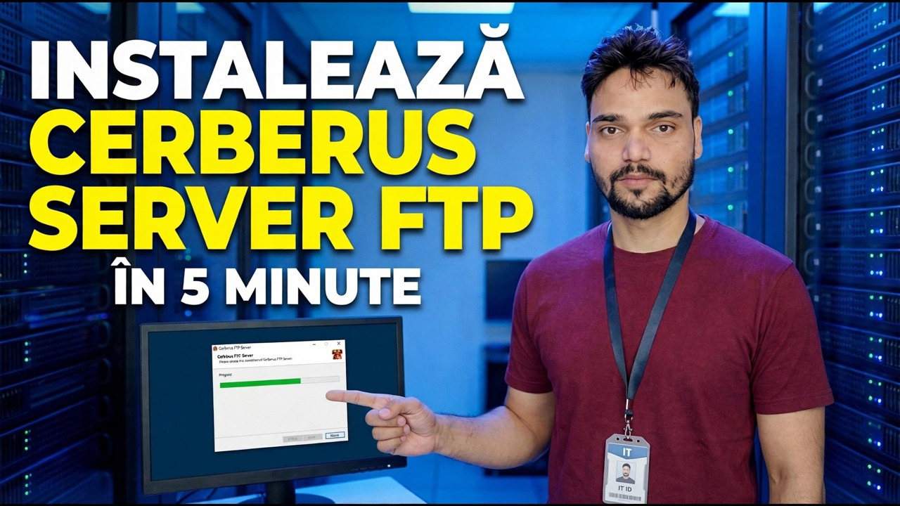 Instalați serverul FTP Cerberus în 5 minute