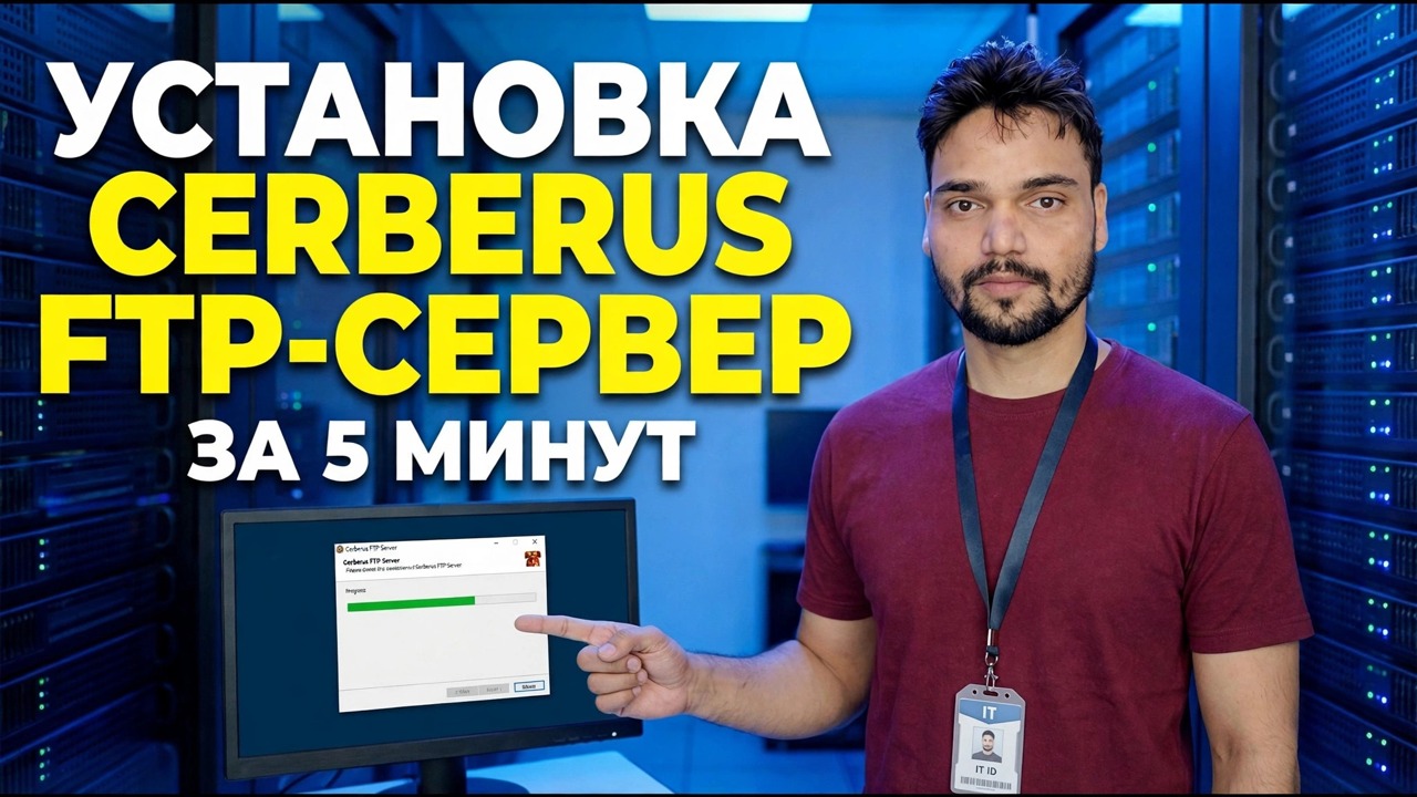 Установите FTP-сервер Cerberus за 5 минут