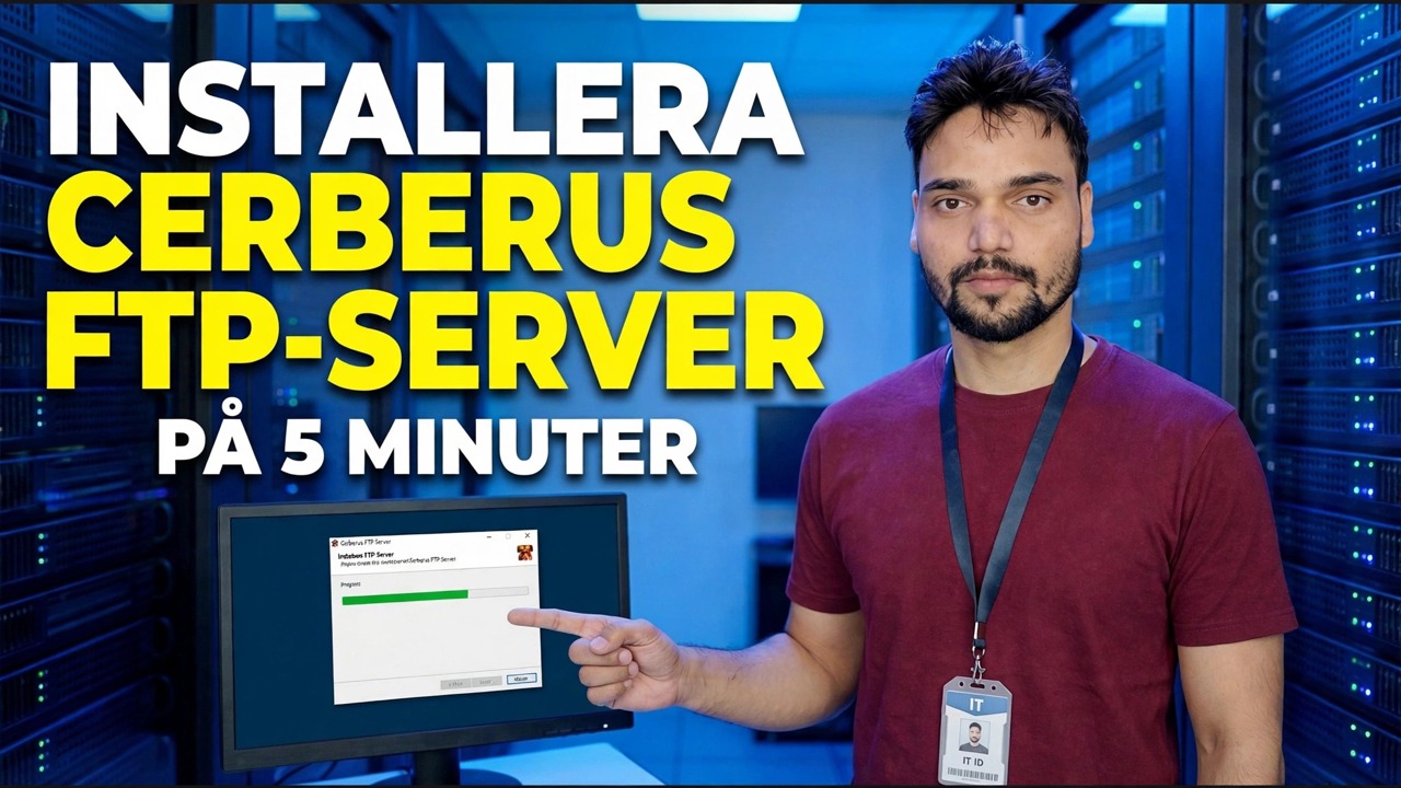 Installera Cerberus FTP Server på 5 minuter