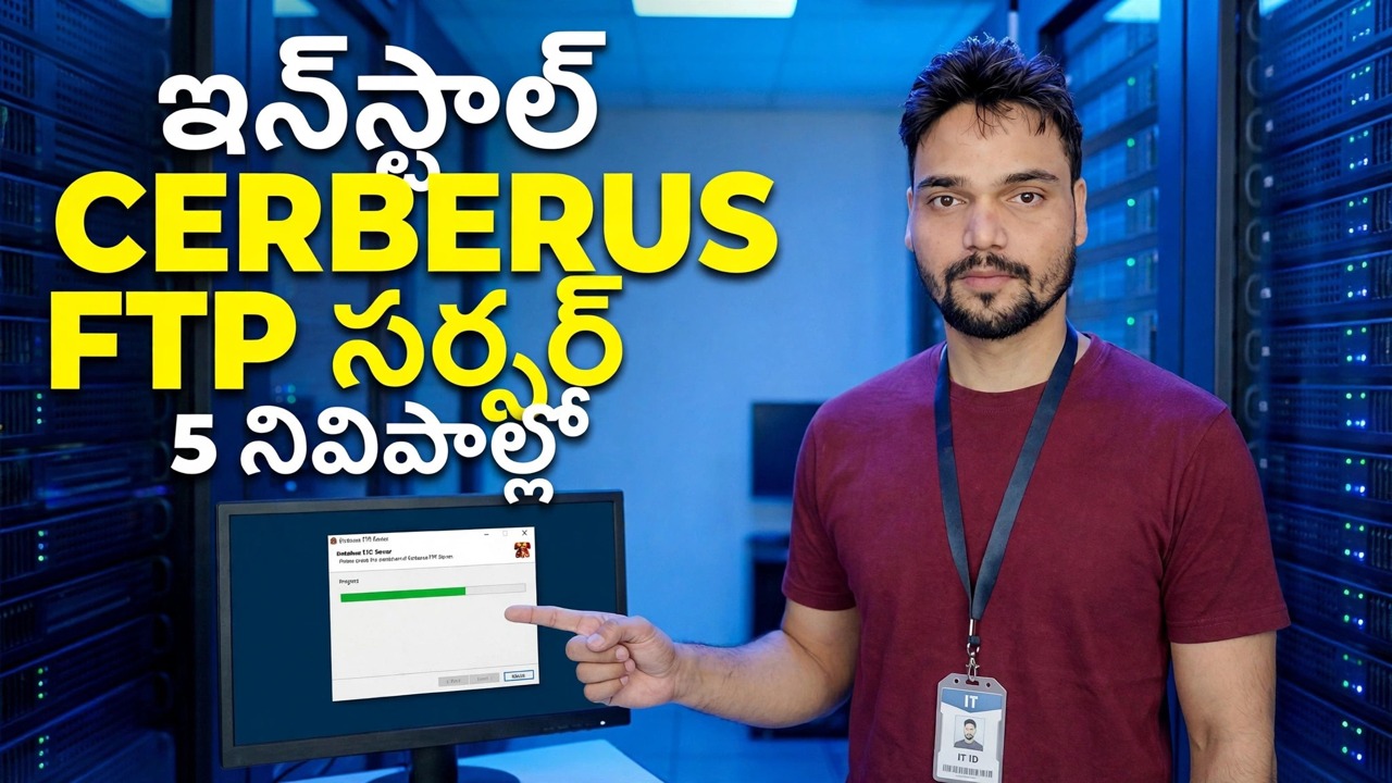 5 నిమిషాల్లో సెర్బెరస్ FTP సర్వర్‌ని ఇన్‌స్టాల్ చేయండి