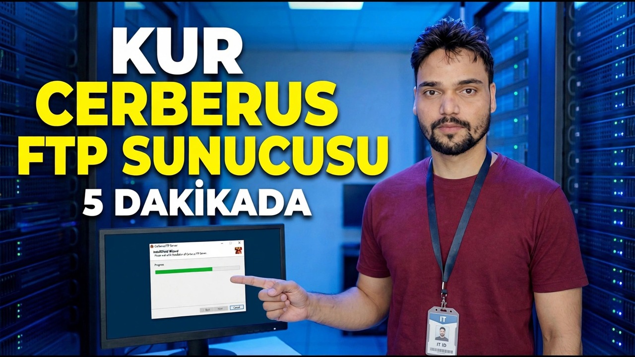 Cerberus FTP Sunucusunu 5 Dakikada Kurun