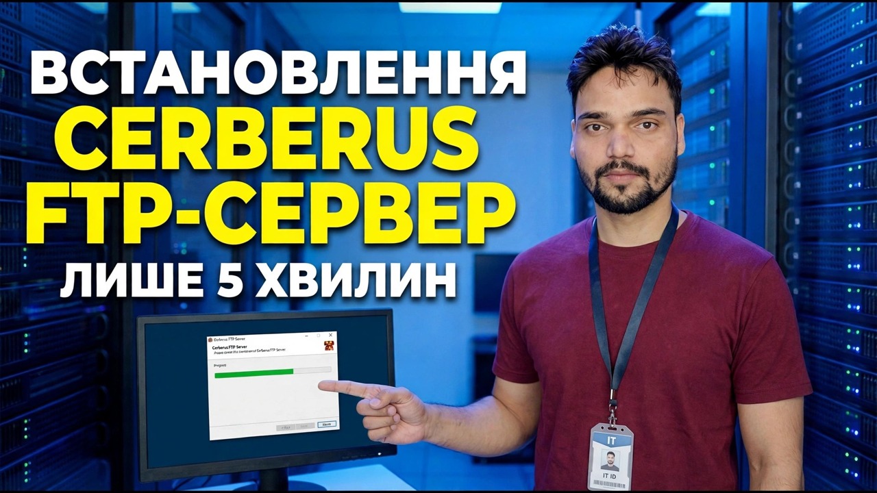 Встановіть FTP-сервер Cerberus за 5 хвилин