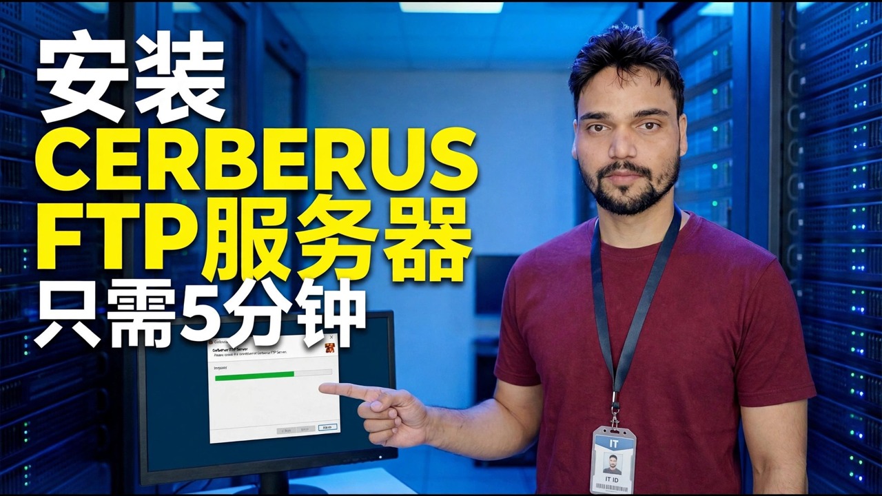 5 分钟内安装 Cerberus FTP 服务器
