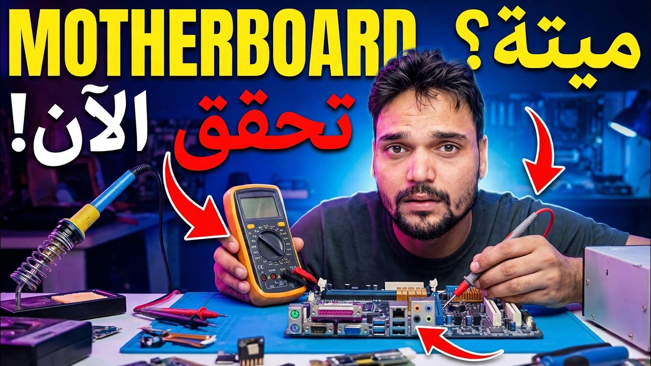 اللوحة الأم خراب هاي يا ناهي؟ شرح طريقة الاختبار الكاملة