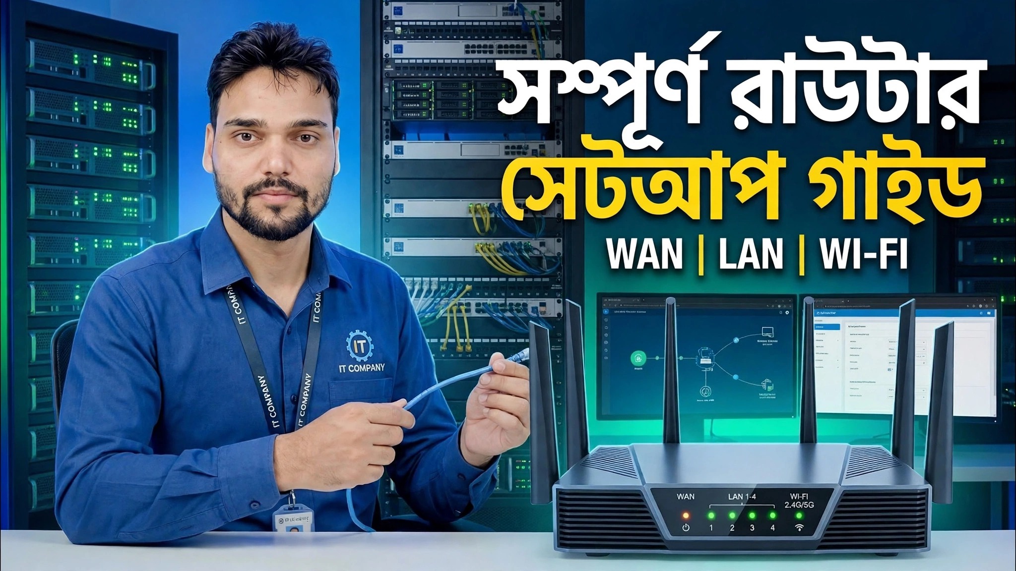 অপরিহার্য নেটওয়ার্কিং দক্ষতা! 🌐 সম্পূর্ণ রাউটার সেটআপ গাইড ⚠️ WAN + LAN + WiFi