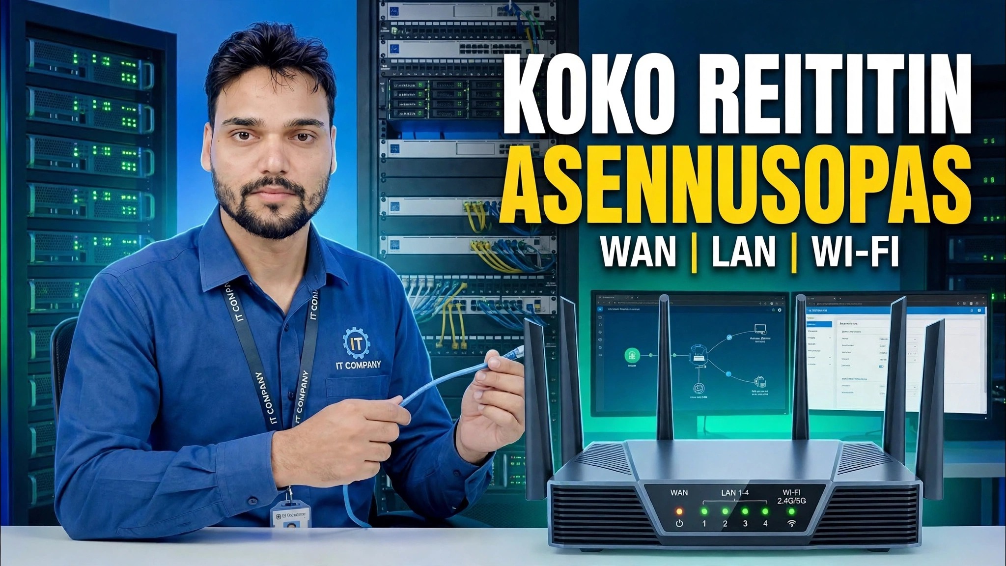 Tärkeä verkostoituminen! 🌐 Täydellinen reitittimen asennusopas ⚠️ WAN + LAN + WiFi