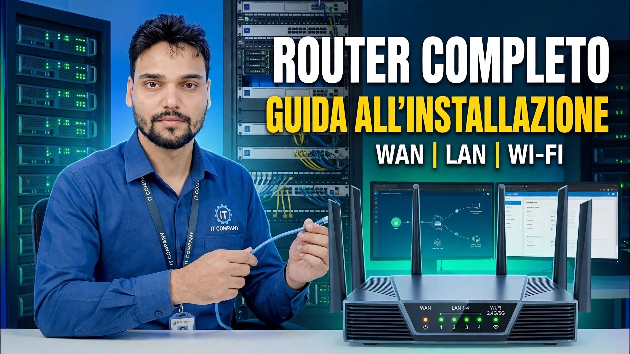 Abilità di rete essenziale! 🌐 Guida completa alla configurazione del router ⚠️ WAN + LAN + WiFi