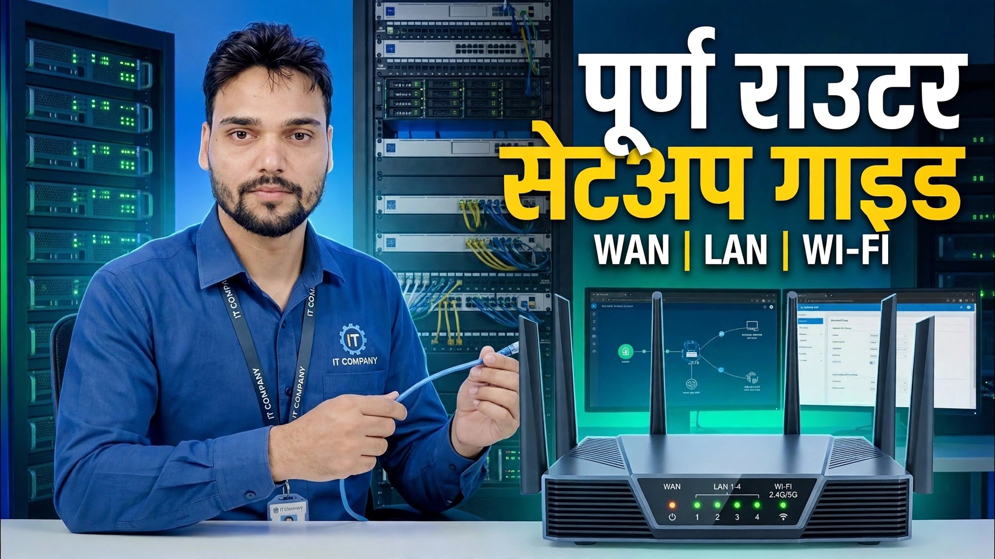 आवश्यक नेटवर्किंग कौशल्य! 🌐 संपूर्ण राउटर सेटअप मार्गदर्शक ⚠️ WAN + LAN + WiFi
