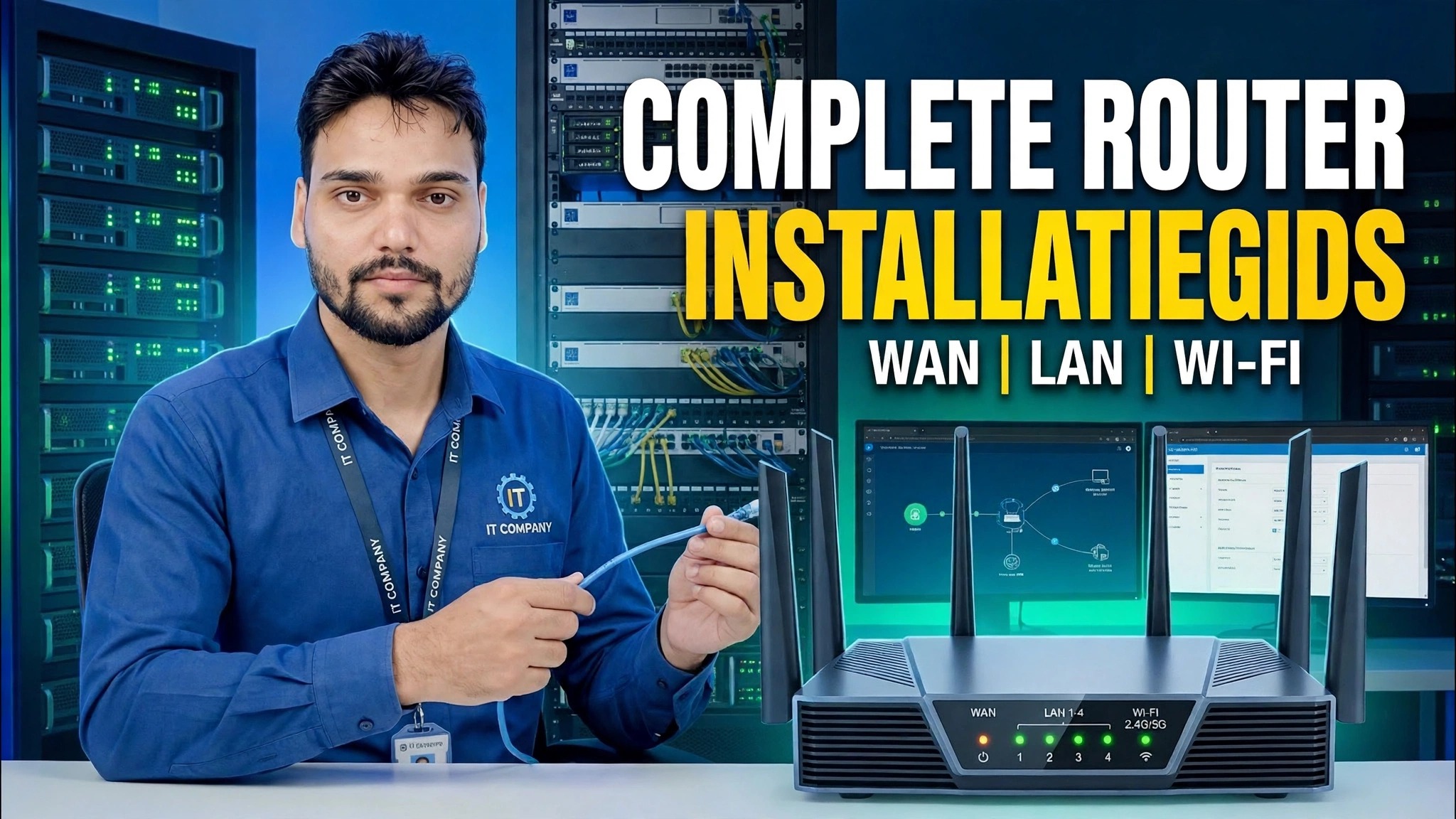 Essentiële netwerkvaardigheid! 🌐 Volledige installatiehandleiding voor de router ⚠️ WAN + LAN + WiFi