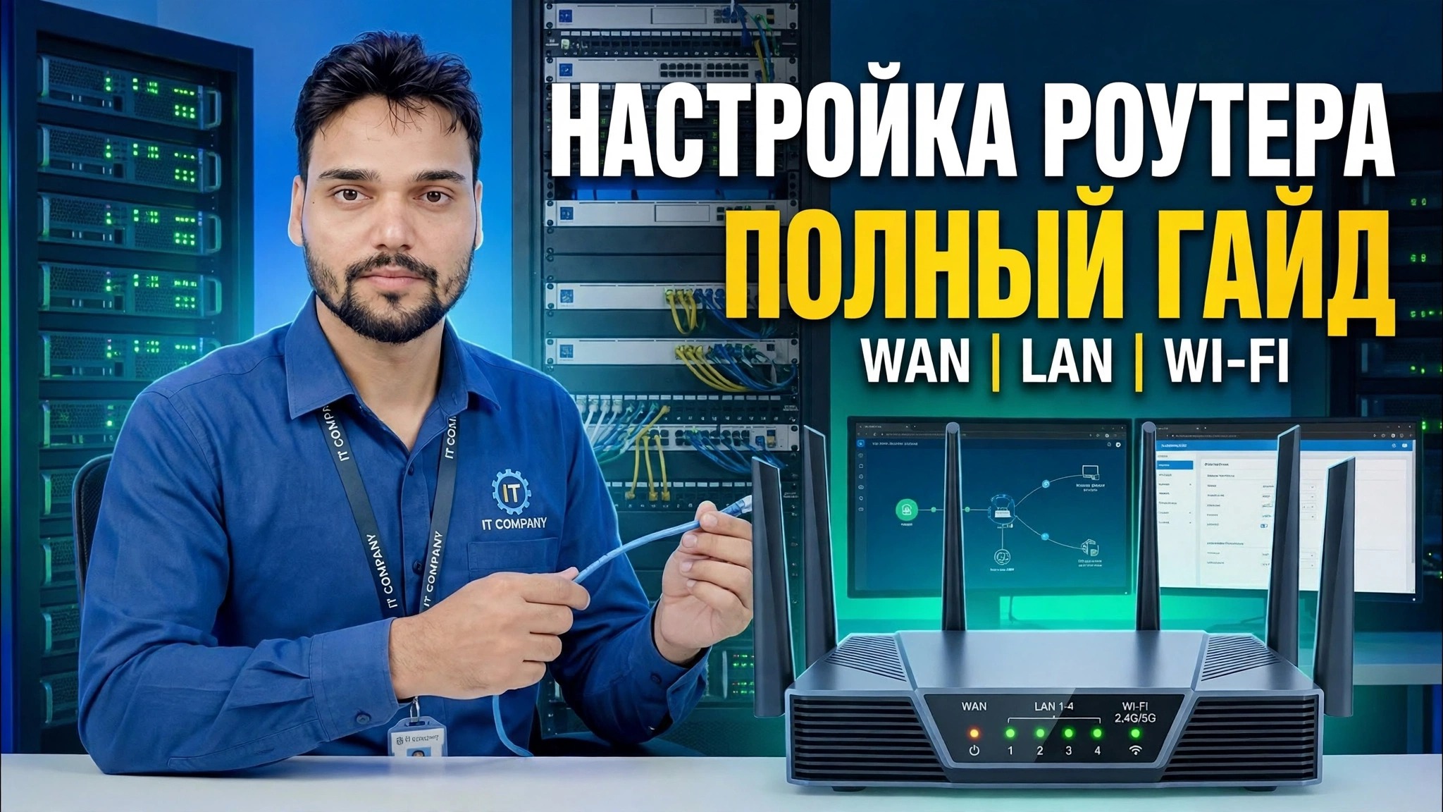 Необходимые сетевые навыки! 🌐 Полное руководство по настройке роутера ⚠️ WAN + LAN + WiFi