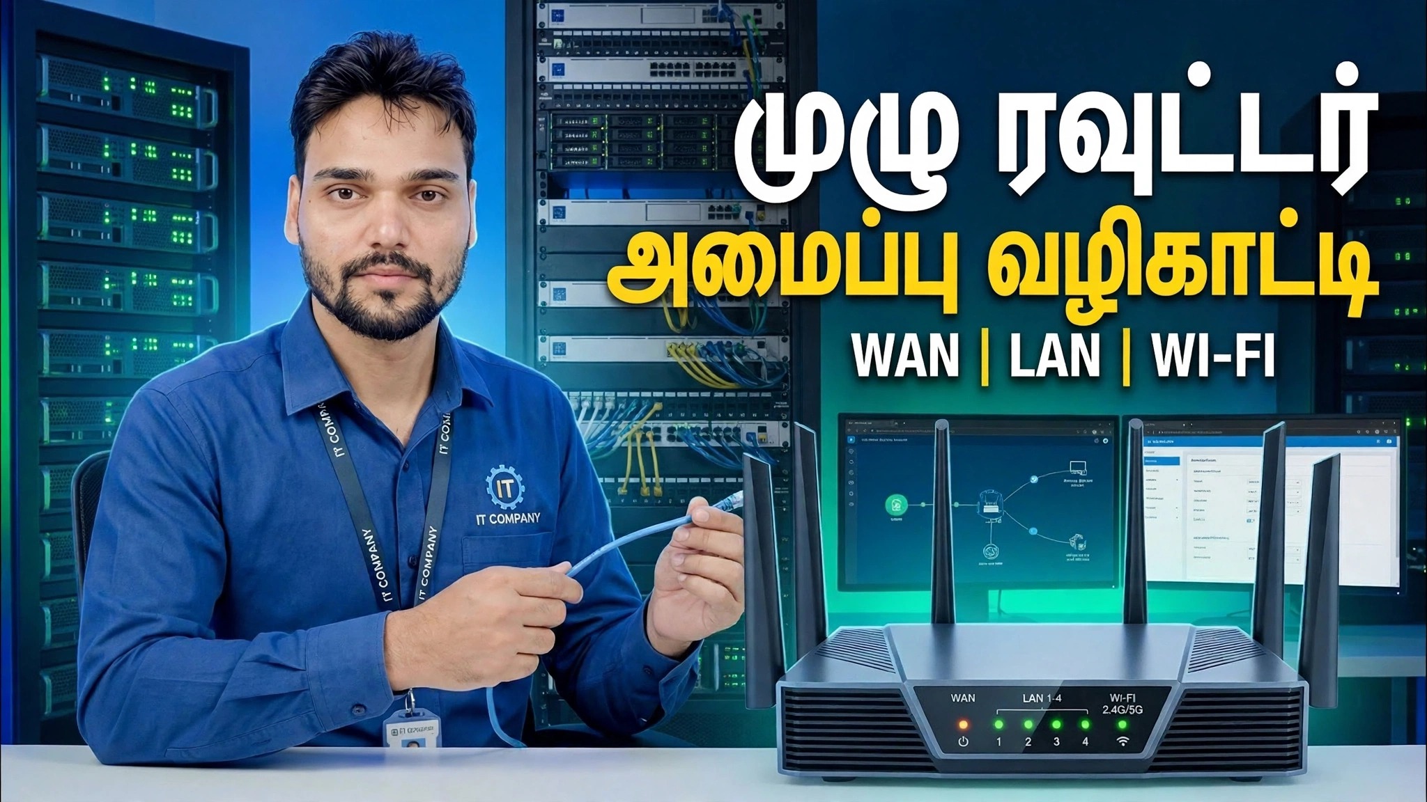 அத்தியாவசிய நெட்வொர்க்கிங் திறன்! 🌐 முழு ரூட்டர் அமைவு வழிகாட்டி ⚠️ WAN + LAN + WiFi