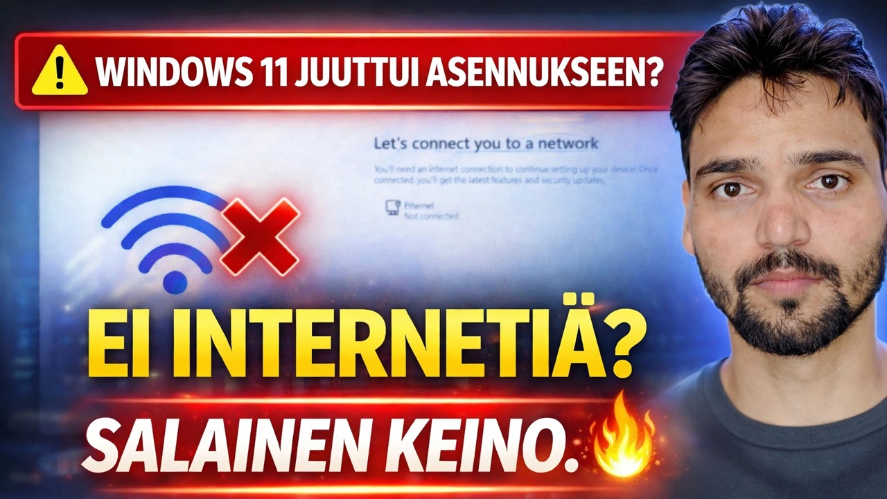 Korjaa "Yhdistämme sinut verkkoon" -virhe 🔥 Windows 11 -asennusratkaisu