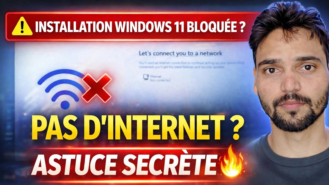 Corrigez l’erreur « Connectons-nous à un réseau » 🔥 Solution d’installation de Windows 11