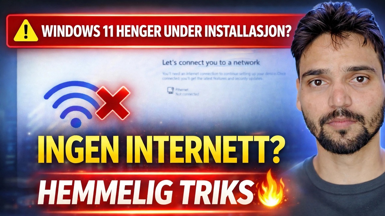 Rett opp "La oss koble deg til et nettverk"-feil 🔥 Windows 11-installasjonsløsning