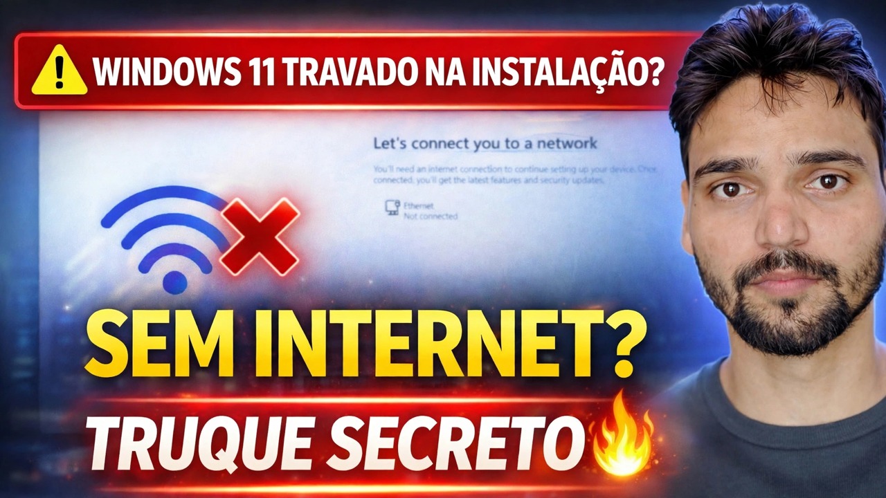 Corrija o erro “Vamos conectar você a uma rede” 🔥 Solução de instalação do Windows 11