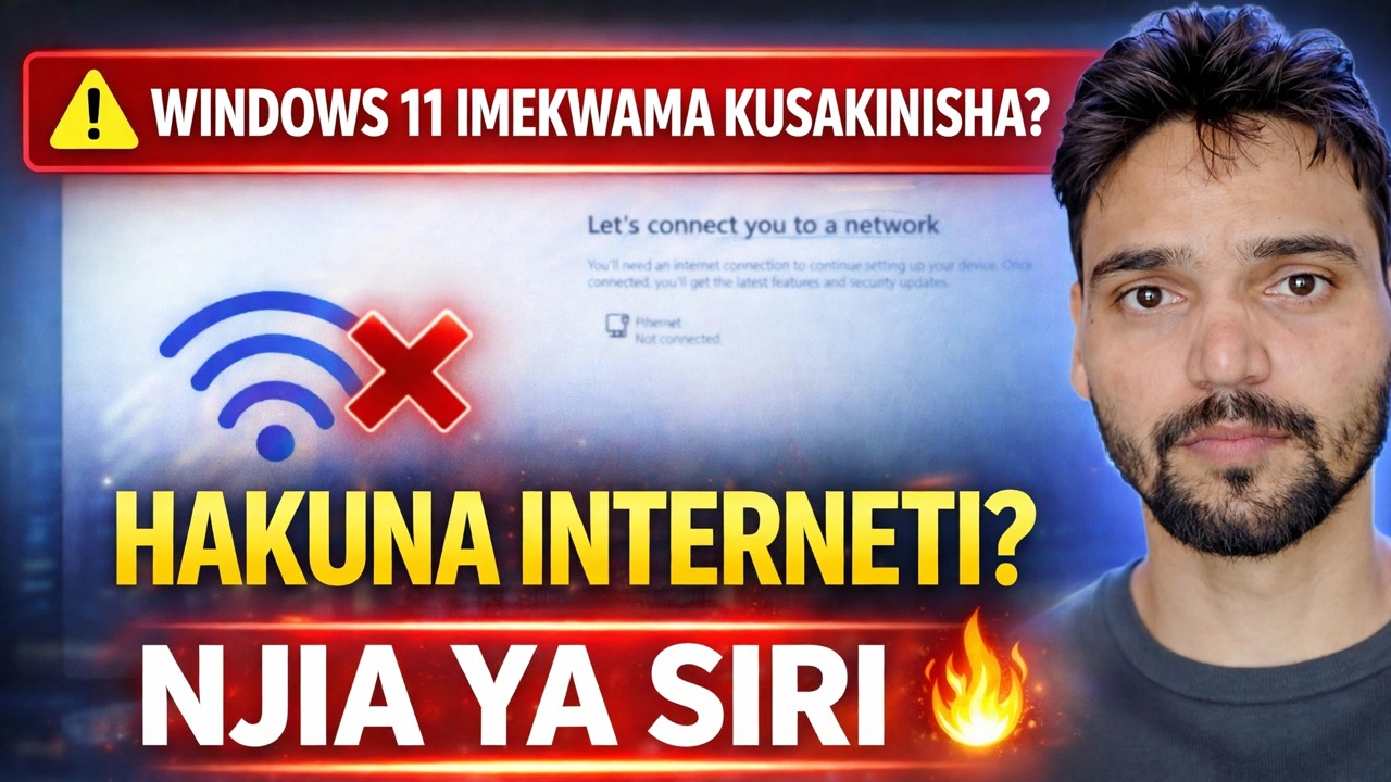 Rekebisha Hitilafu ya "Wacha Tukuunganishe kwa Mtandao" 🔥 Suluhisho la Ufungaji la Windows 11