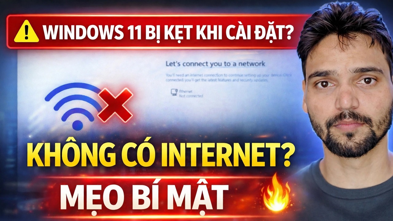 Sửa lỗi “Let’s Connect You to a Network” 🔥 Giải pháp cài đặt Windows 11