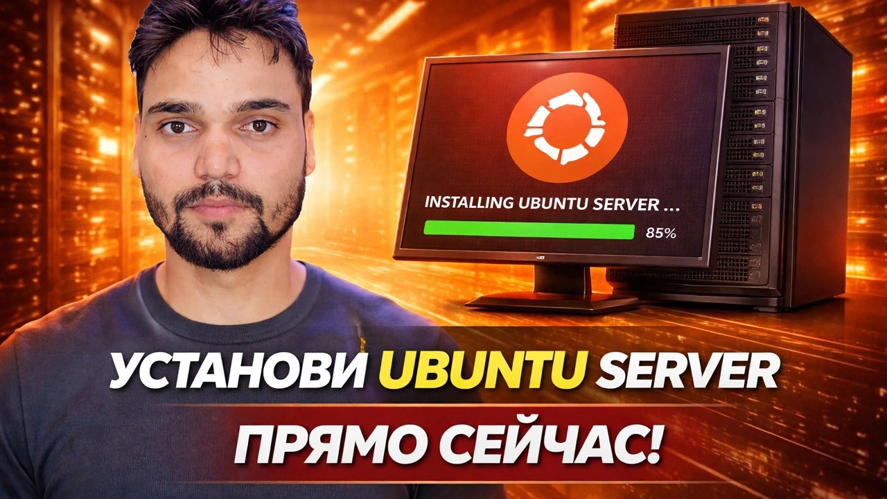 Установите сервер Ubuntu на VMware ESXi.