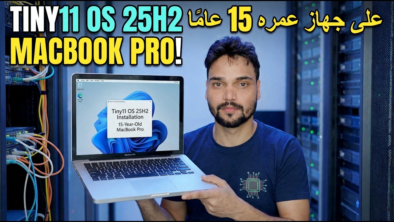 قم بتثبيت نظام التشغيل Tiny11 على جهاز MacBook Pro - إعداد سريع لنظام التشغيل Windows
