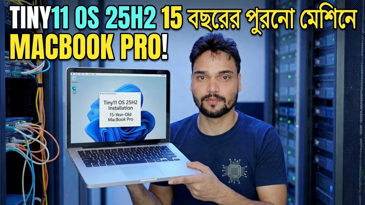 MacBook Pro-তে Tiny11 OS ইনস্টল করুন - দ্রুত উইন্ডোজ সেটআপ