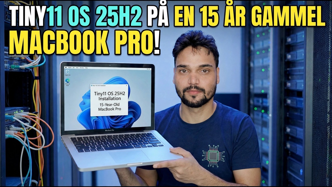 Installer Tiny11 OS på MacBook Pro - Hurtig Windows-opsætning