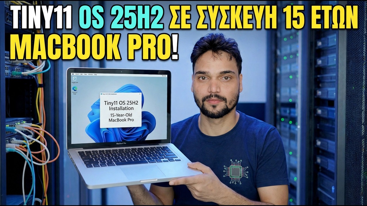 Εγκαταστήστε το Tiny11 OS σε MacBook Pro - Γρήγορη εγκατάσταση των Windows