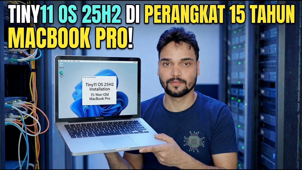 Instal Tiny11 OS di MacBook Pro - Pengaturan Windows Cepat