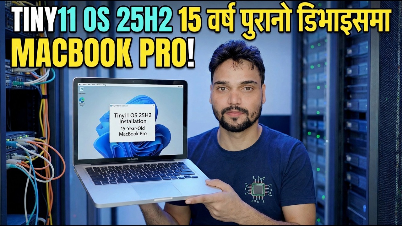 MacBook Pro मा Tiny11 OS स्थापना गर्नुहोस् - फास्ट विन्डोज सेटअप