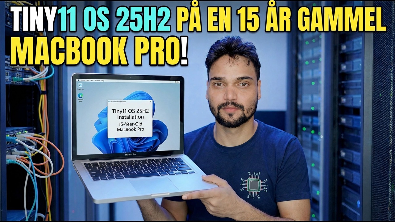 Installer Tiny11 OS på MacBook Pro - Rask Windows-oppsett