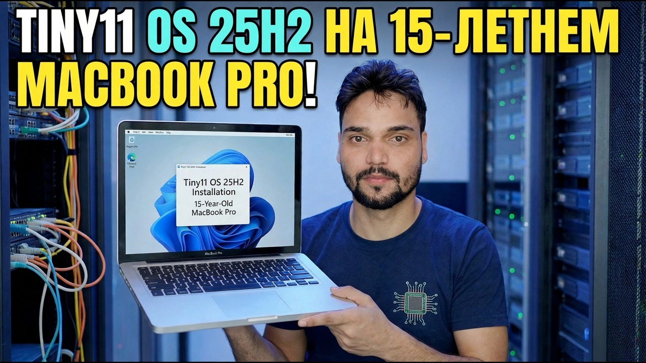 Установите ОС Tiny11 на MacBook Pro — быстрая установка Windows