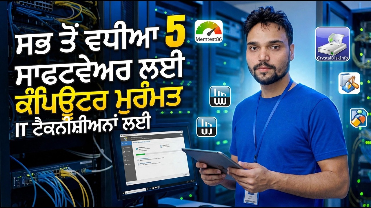 ਜ਼ਰੂਰੀ PC ਟੂਲ - 5 ਜ਼ਰੂਰੀ ਹਨ