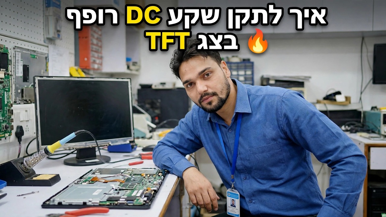 תקן בעיית שקע כוח של צג TFT כמו מקצוען 🔥 מדריך תיקון מלא