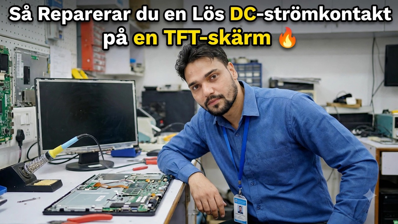 Åtgärda TFT Monitor Power Jack-problem som ett proffs 🔥 Komplett reparationsguide