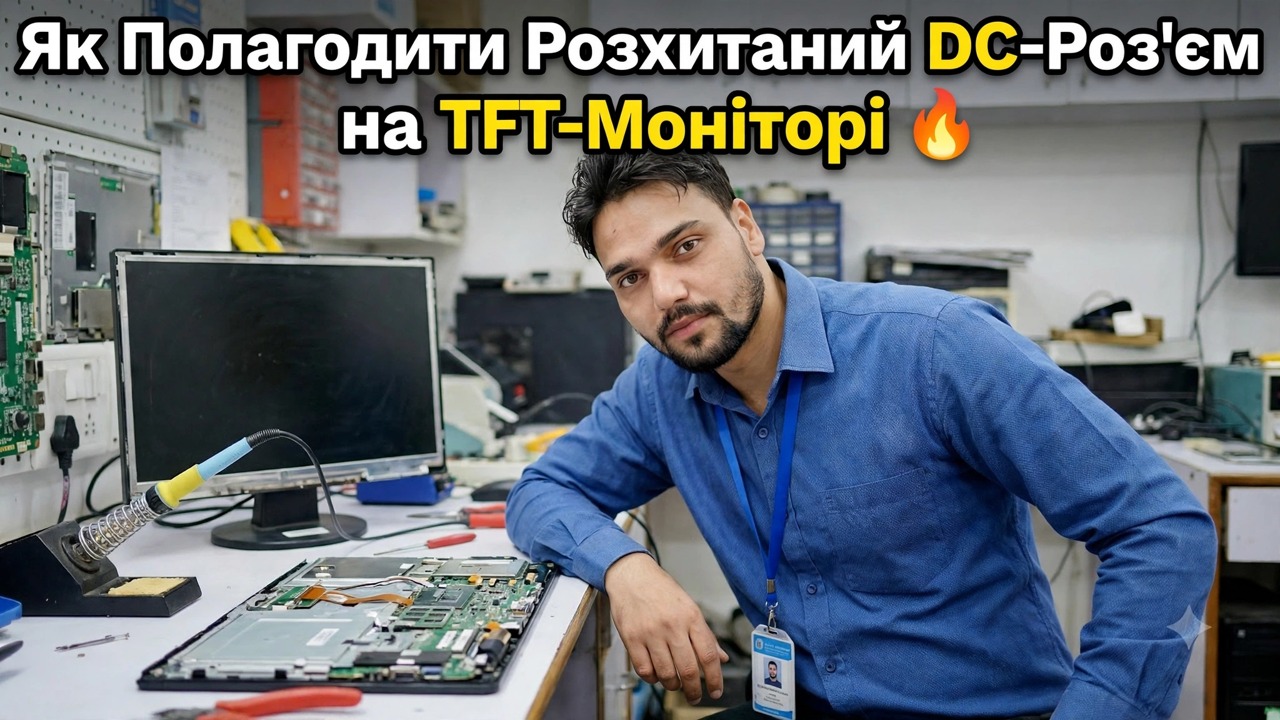 Вирішіть проблему з роз’ємом живлення монітора TFT як професіонал 🔥 Повний посібник з ремонту
