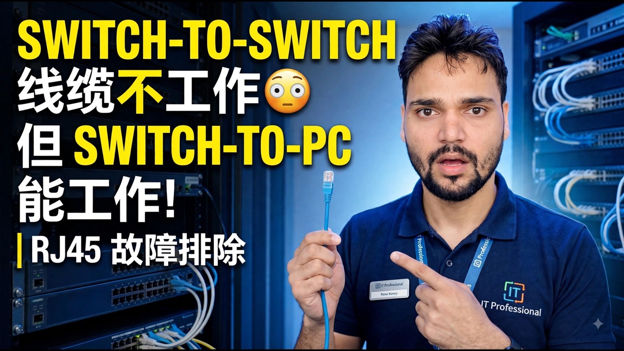 Switch-to-Switch Cable Not Working 😳 But Switch-to-PC Works!