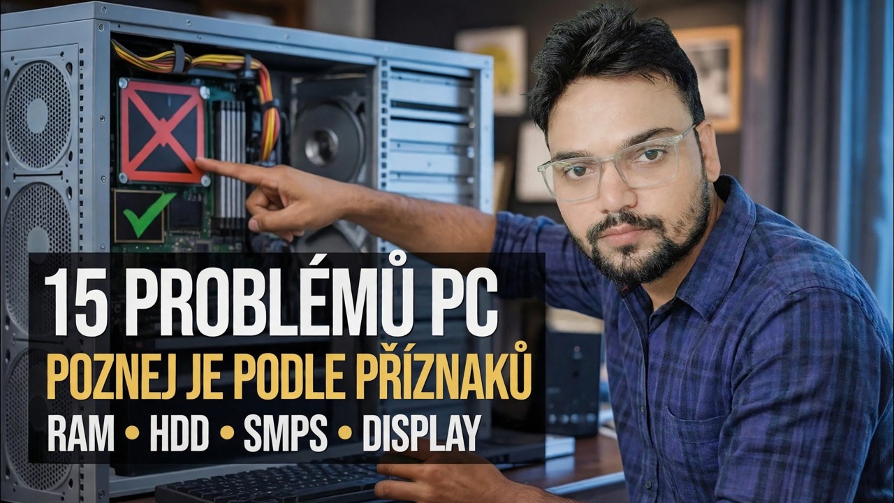 15 problémů s počítačem, které můžete identifikovat pouhým zobrazením příznaků 🔥 IT průvodce