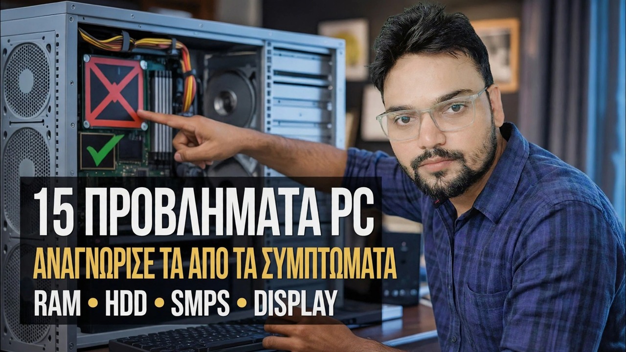 15 προβλήματα υπολογιστή που μπορείτε να εντοπίσετε μόνο βλέποντας συμπτώματα 🔥 Οδηγός πληροφορικής